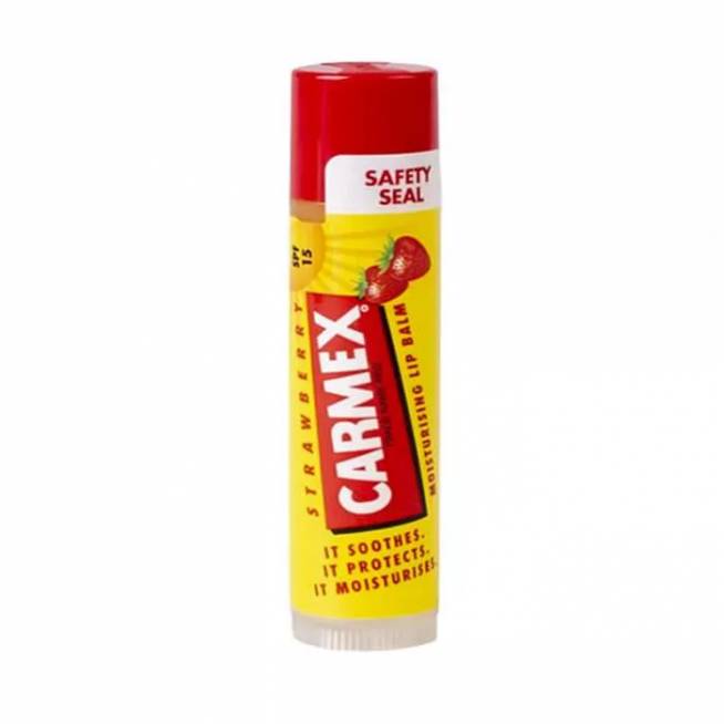 "Carmex" braškių drėkinamasis lūpų balzamas Spf15