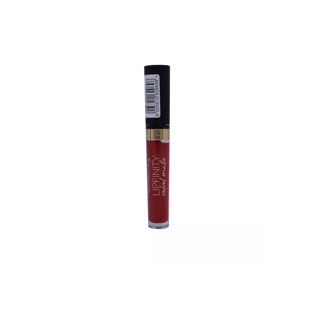 "Max Factor Lipfinity Velvet Matte 025 Red Luxury