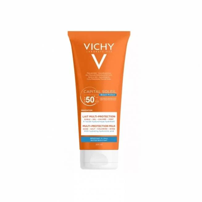 "Vichy Capital Soleil" daugiafunkcinis apsauginis pienelis, atsparus vandeniui Spf50 200ml