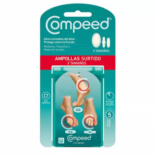 "Compeed" mišrūs pūslių pleistrai 5 vnt