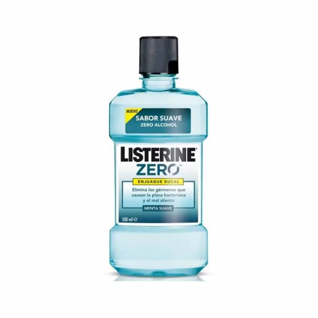 "Listerine Zero Alcohol" burnos skalavimo skystis "Soft Mint" 500ml