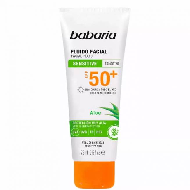 "Babaria" veido skystis jautriai odai Spf50 75ml