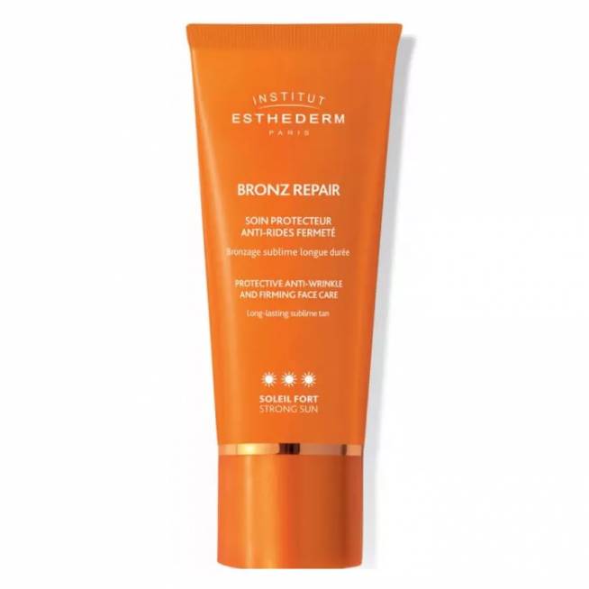 Institut Esthederm Bronz Repair Apsauginė priemonė nuo raukšlių ir stangrinimo Gentle Sun Strong Sun 50ml