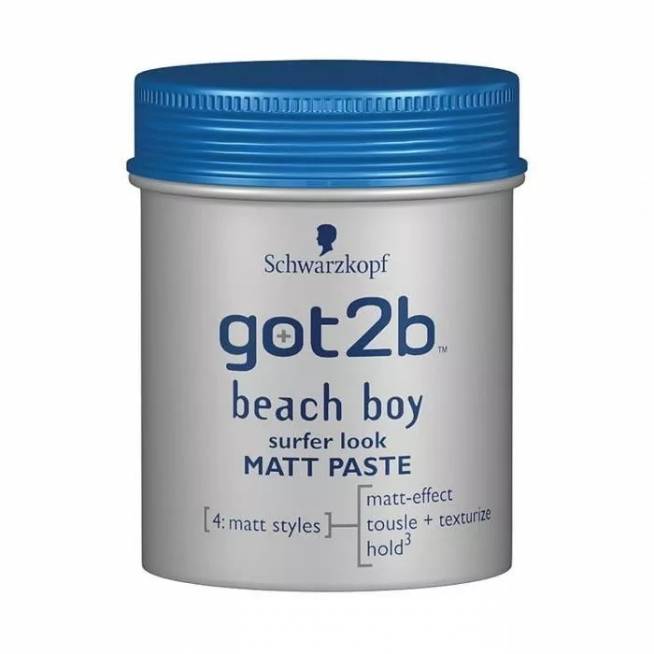 Schwarzkopf Got2b Beach Boy matinė pasta "Surfer Look" 100ml