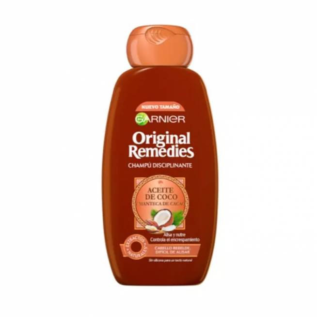 "Garnier Original Remedies" šampūnas su kokosų aliejumi ir kakava 300ml