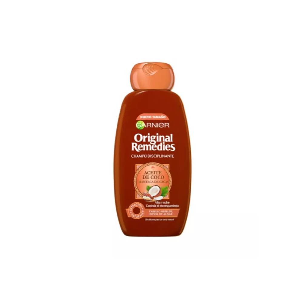 "Garnier Original Remedies" šampūnas su kokosų aliejumi ir kakava 300ml