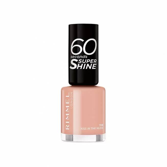 "Rimmel 60 Seconds Super Shine 708 Kiss In The Nude