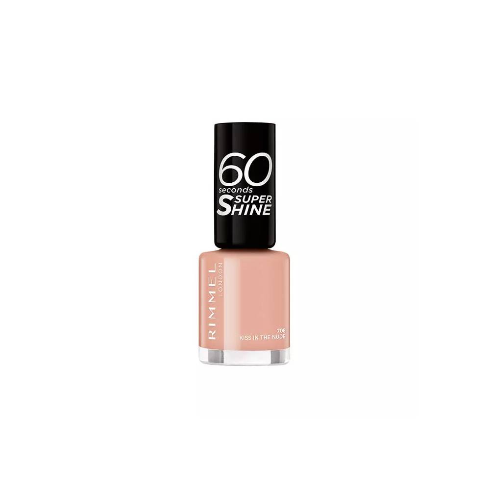 "Rimmel 60 Seconds Super Shine 708 Kiss In The Nude