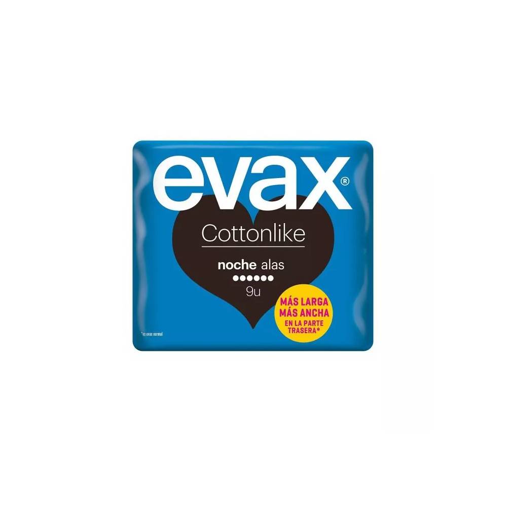 "Evax Cottonlike Night With Wings" higieniniai rankšluosčiai 9 vnt