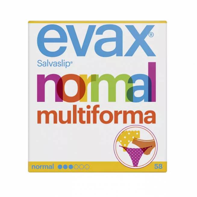 "Evax Salvaslip Normal Multiform Protegeslips" 58 vienetai