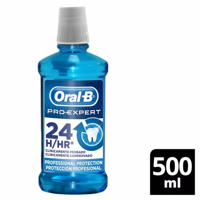 "Oral-B Pro-Expert Professional Protection Fresh Mint" burnos skalavimo skystis 500 ml