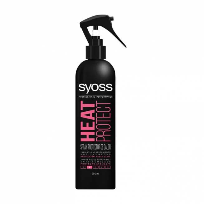 "Syoss Heat Styling Protection" apsauga nuo karščio Apsauginis purškalas nuo karščio 250ml