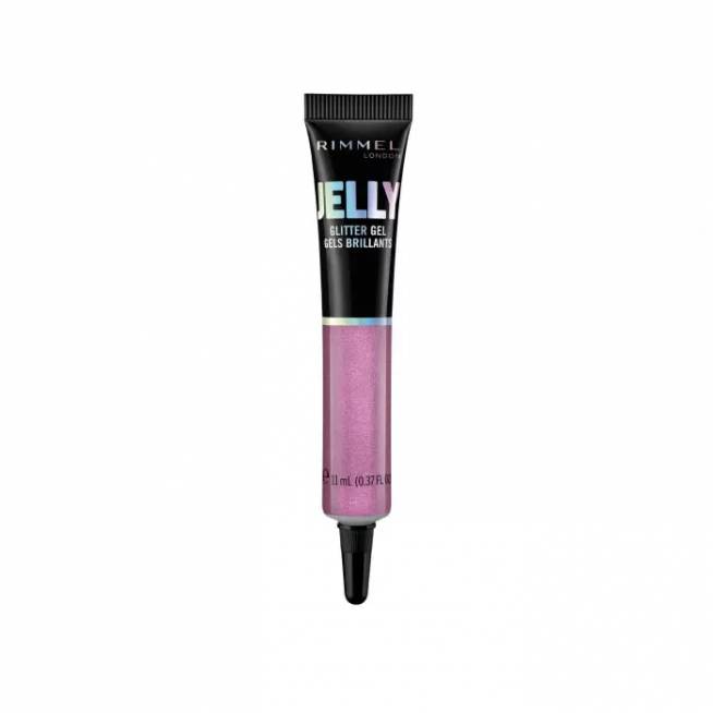 "Rimmel London" želė gelis su blizgučiais 500 Purple Rain 11ml