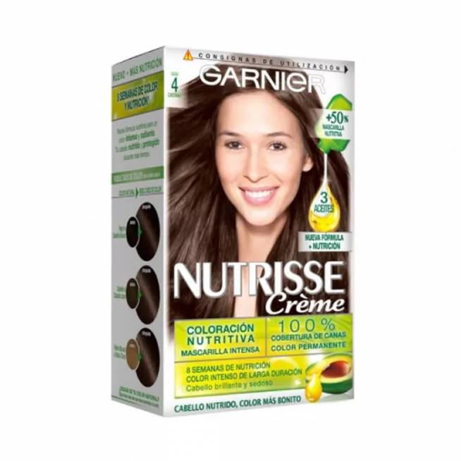 "Garnier Nutrisse Nourishing Color Cream 4 Brown