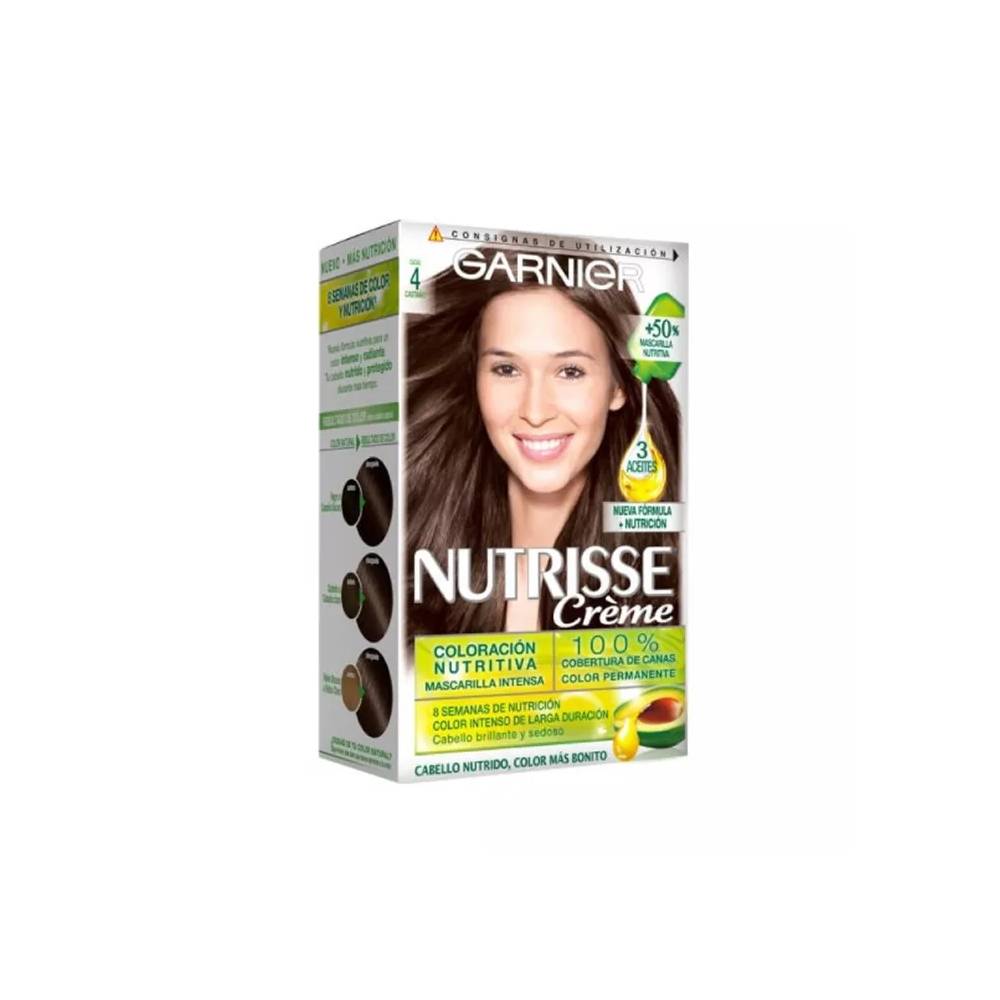 "Garnier Nutrisse Nourishing Color Cream 4 Brown