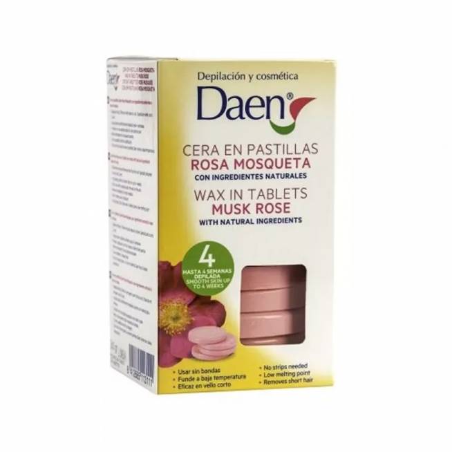 "Daen" depiliacinis vaškas tabletėse "Musk Rose" 300g