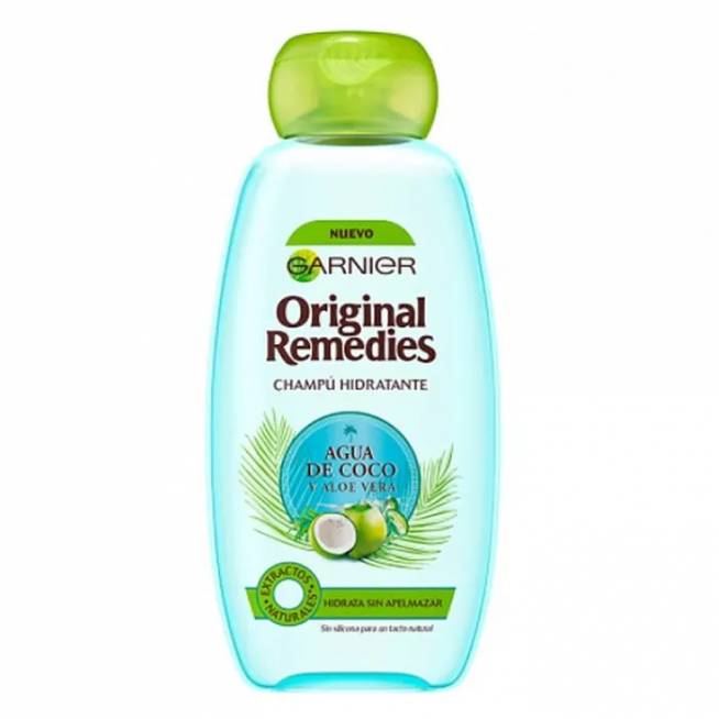 "Garnier Original Remedies" kokosų ir alavijo vandens šampūnas 300ml