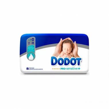 "Dodot Pro Sensitive+ T-0" 38 vienetai