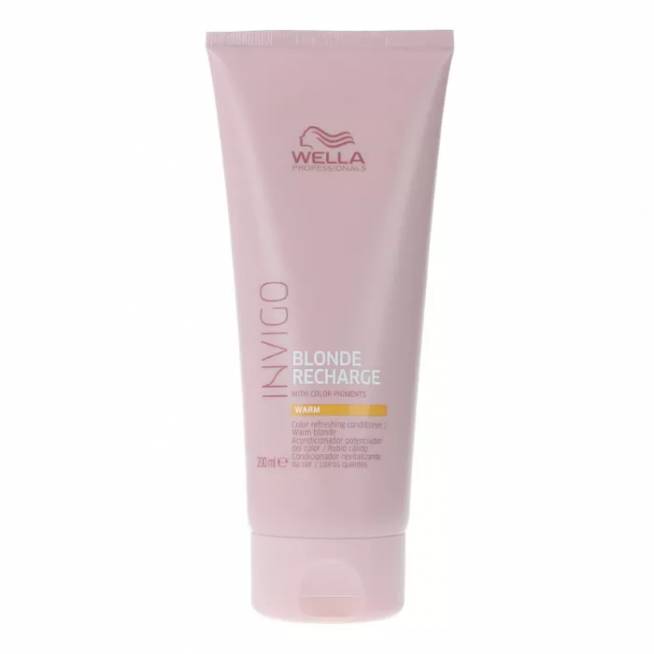 "Wella Invigo Blonde Recharge Color Refreshing Conditioner" šiltas 200ml