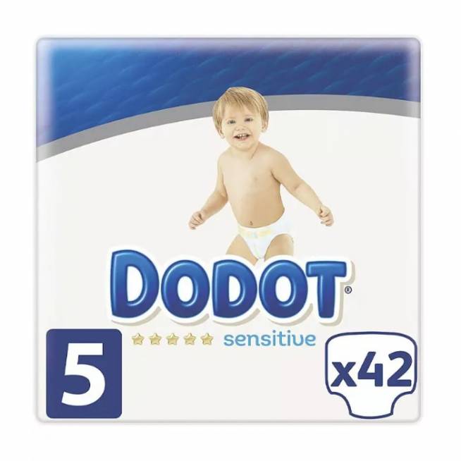 "Dodot Sensitive T-5" 42 vienetai