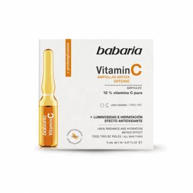 Babaria ampulės su vitaminu C 5 vienetai