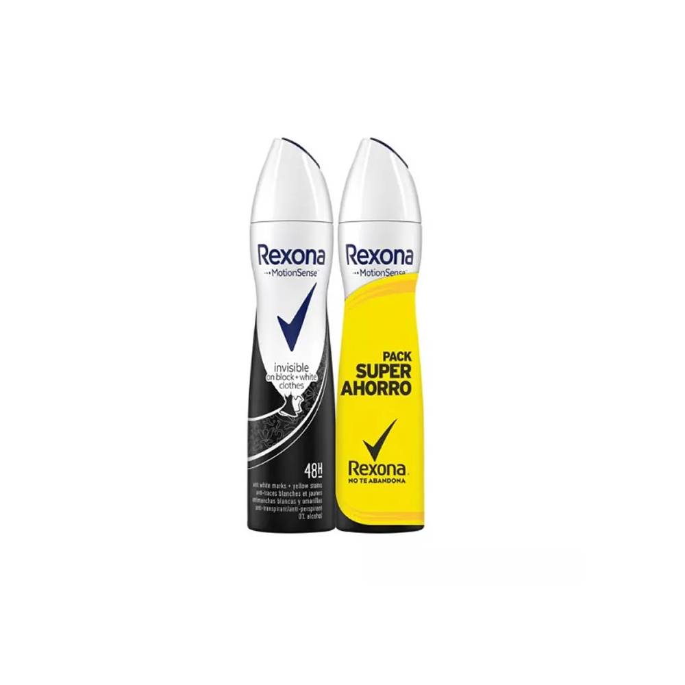 Rexona dezodorantas Motion Sense Invisible On Black&White Clothes Spray 2x200ml