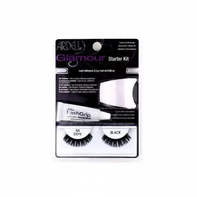 "Ardell Glamour Lashes 101 Demi Black" 3 dalių rinkinys