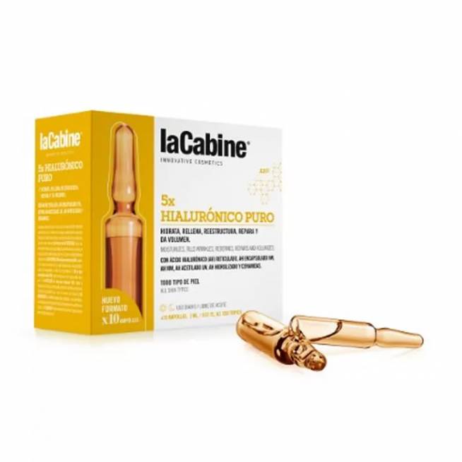 "La Cabine" 5x Hyaluronic Pure ampulės 10x2ml