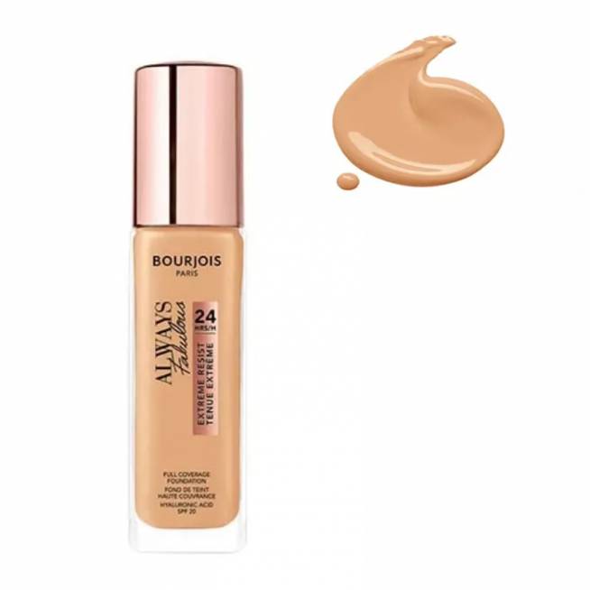 "Bourjois Always Fabulous Foundation 24H Spf20 210 Vanilla" 30ml