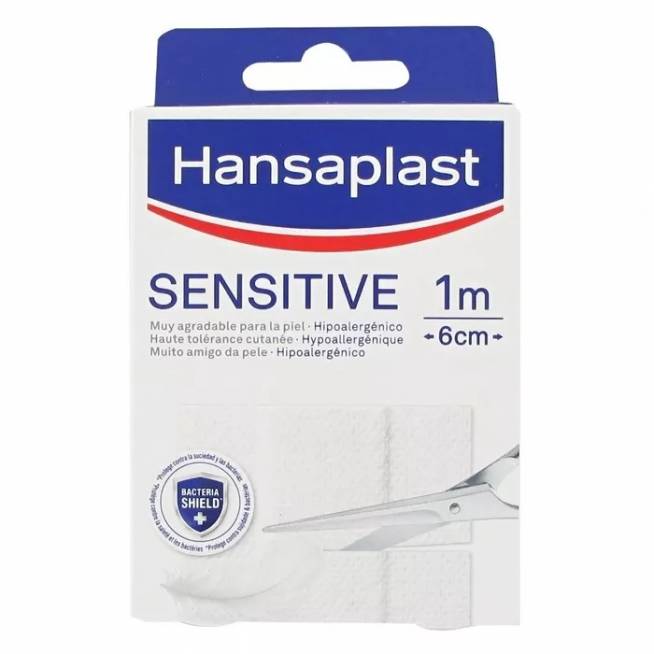 "Hansaplast" tvarsčiai "Med Sensitive Strip" 1x6