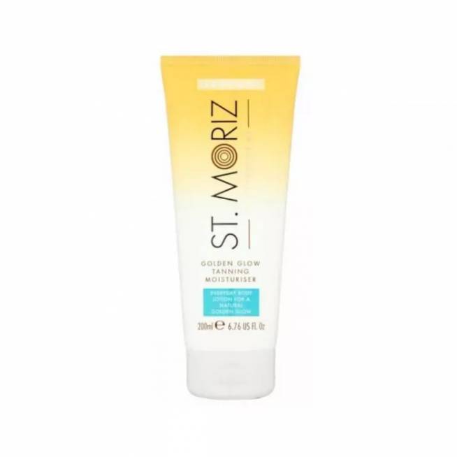 "St. Moriz Golden Glow" įdegio drėkinamasis kremas 200ml