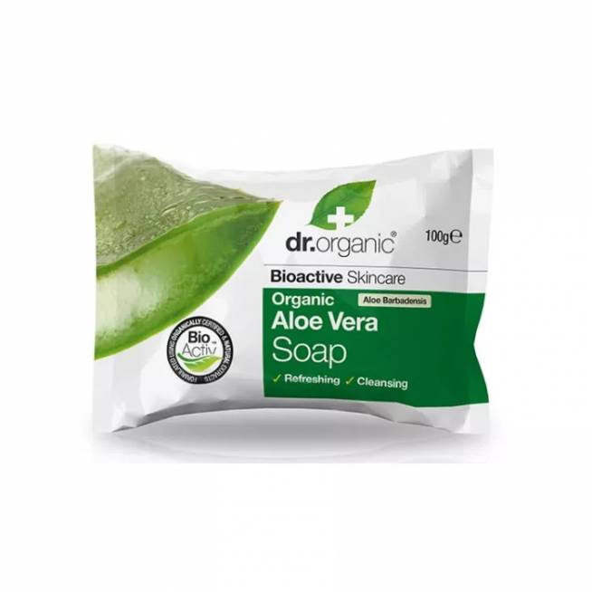 Dr. Organic Aloe Vera muilas 100 g