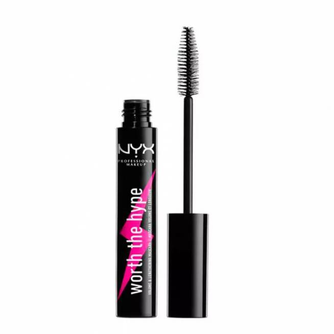 "Nyx Worth The Hype" blakstienų tušas "Volumizing & Lengthening Mascara Black" 7ml