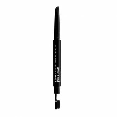 "Nyx Fill & Fluff" antakių pomadinis pieštukas juodas 15g