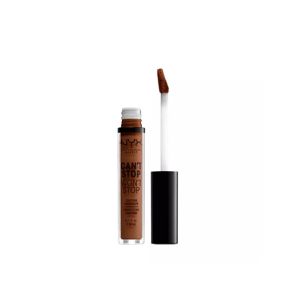 Nyx Can´t Stop Won´t Stop Pilnai dengiantis kontūro maskuoklis Mocha 3,5ml