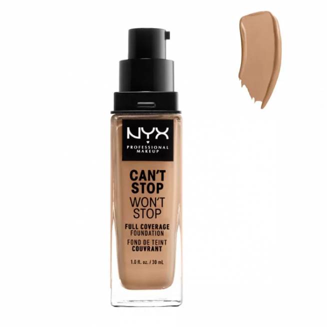 Nyx Can´t Stop Won´t Stop Visiškai dengiantis makiažo pagrindas Neutral Buff 30ml