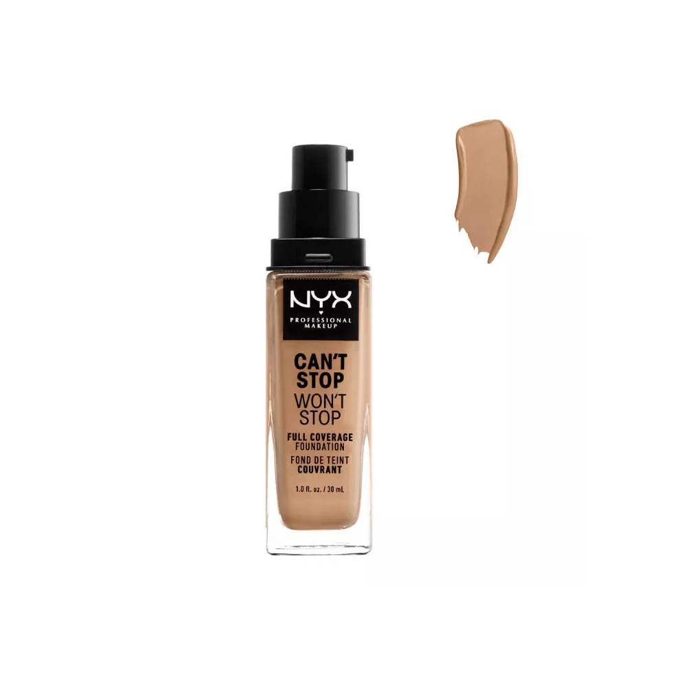 Nyx Can´t Stop Won´t Stop Visiškai dengiantis makiažo pagrindas Neutral Buff 30ml