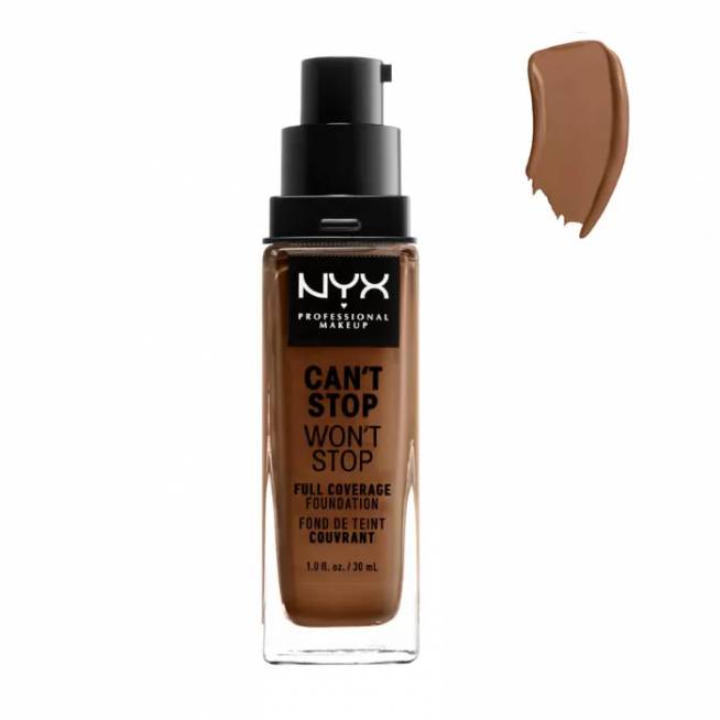 Nyx Can´t Stop Won´t Stop pilnai dengiantis makiažo pagrindas Cappucciono 30ml