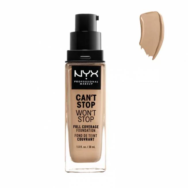 Nyx Can´t Stop Won´t Stop pilnai dengiantis makiažo pagrindas "Buff" 30ml