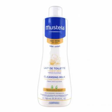 "Mustela" valomasis pienelis sausai odai 750ml