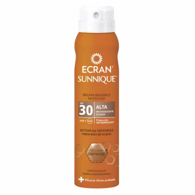 "Ecran Sunnique" purškiamas apsauginis purškiklis Spf30 75ml 