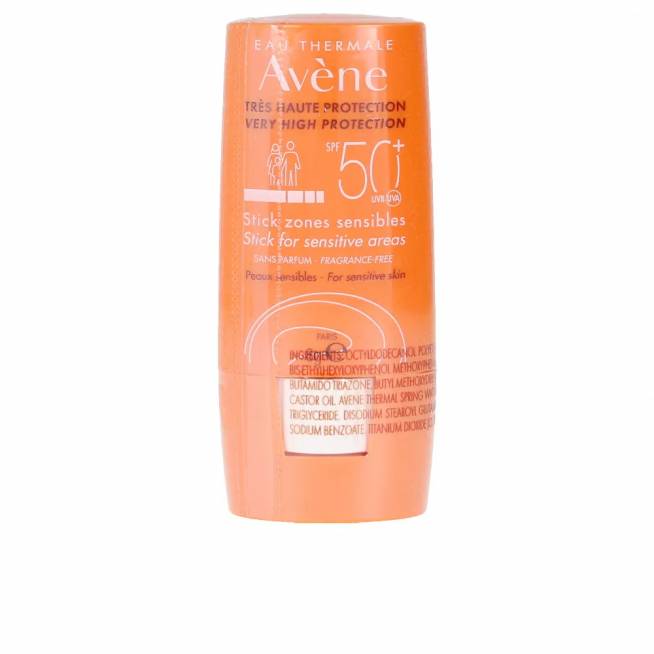 "Avene" lipdukas jautrioms vietoms Spf50+ 8g