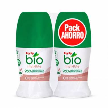 "Byly Bio Bio Natural" 0% nematomas dezodorantas Roll On 2x50ml