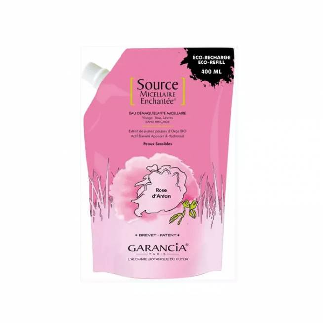 Garancia Source Micellaire Enchanté Rose Of Yesteryear Eco-Refill makiažo valiklis 400ml