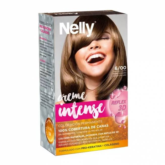 "Nelly Creme Intense Tint 6" tamsiai šviesus atspalvis