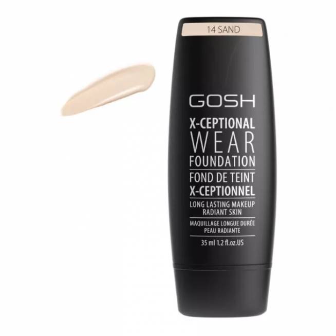 "Gosh X-Ceptional Wear Foundation" ilgalaikis makiažas 14 Sand 35ml