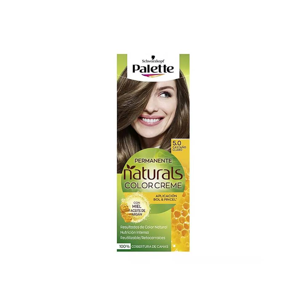 Schwarzkopf Palette Naturals Color Creme 5.0 Šviesiai ruda