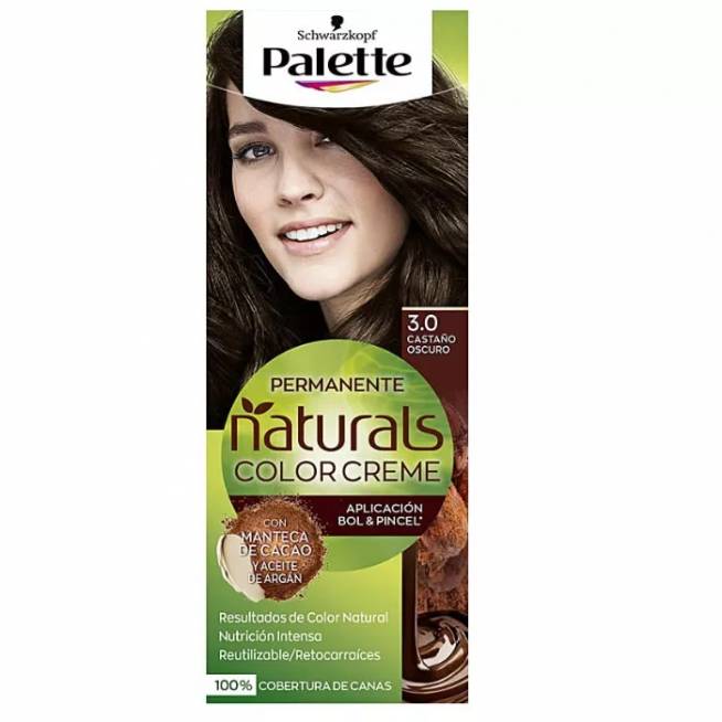 Schwarzkopf Palette Naturals Color Creme 3.0 Tamsus kaštonas