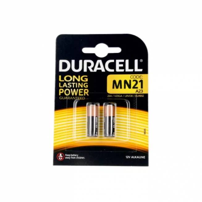 "Duracell Long Lasting Power" šarminės baterijos MN21B2 12v 2 vienetai