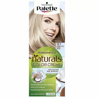 Schwarzkopf Palette Naturals Color Creme 12.1 itin šviesi pelenų blondinė